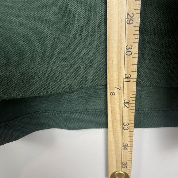 Polo Ralph Lauren Men Shirt XL Kelly Green Cotton Long Sleeve Polo Preppy Golf - Picture 7 of 7